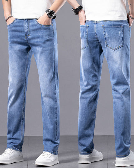 Men's Straight Slim Stretch Casual Pants