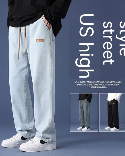 Jeans Men's Retro Three-dimensional Loose
