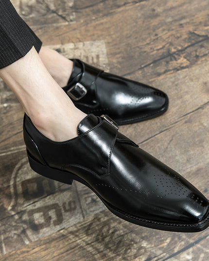 Plus Size Autumn Leisure Men's Breathable Leather Shoes