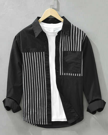 Cotton Long-sleeved Shirt Loose Japanese Style Casual