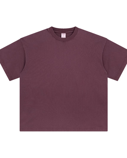 Men's Retro Washed Distressed Short Sleeve Fashion Brand