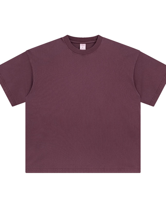Men's Retro Washed Distressed Short Sleeve Fashion Brand