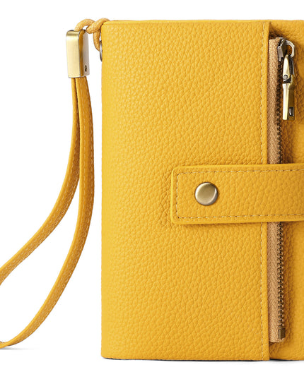 Women's Wallet Zipper Bag Clutch Anti-theft Card Swiping Bag Coin Purse