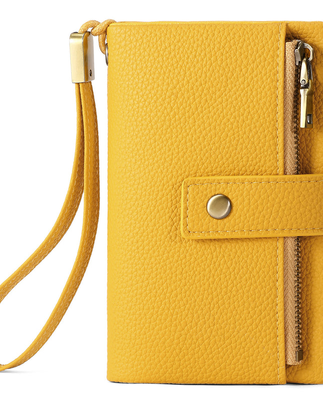 Women's Wallet Zipper Bag Clutch Anti-theft Card Swiping Bag Coin Purse