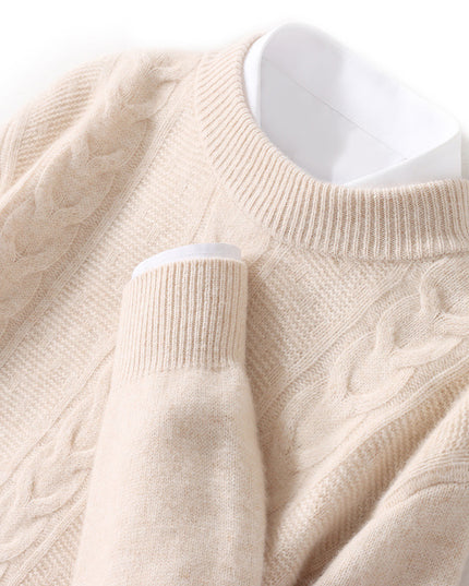 Autumn And Winter New Men's Pure Wool Half Turtleneck Thickened Sweater