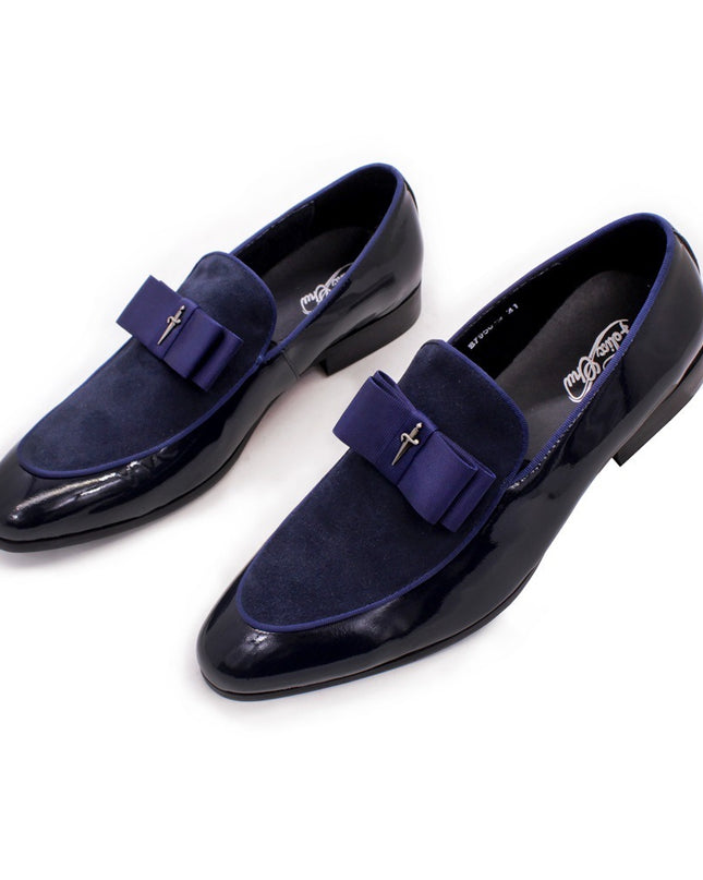 Matte Leather Patent Leather Men's Shoes
