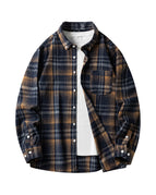 7 Navy Plaid