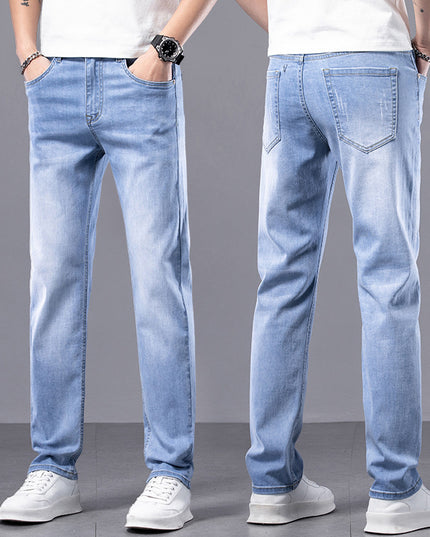 Men's Straight Slim Stretch Casual Pants