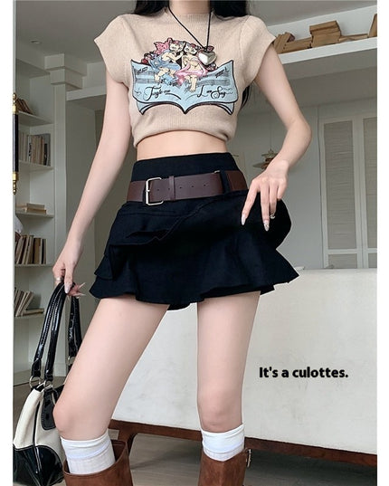 Hot Girl Style Tiered Skirt Female Spring And Summer Dopamine