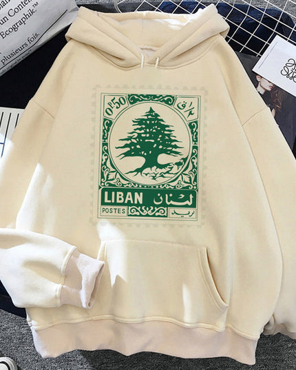 Lebanon Hoodie Clothes For Teens Soft Fabric