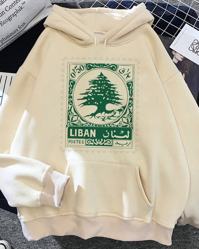 Lebanon Hoodie Clothes For Teens Soft Fabric