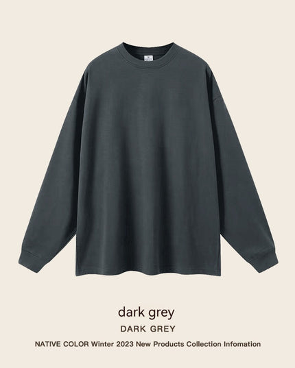 Men's Round Neck Trendy Brand Long Sleeve T-shirt