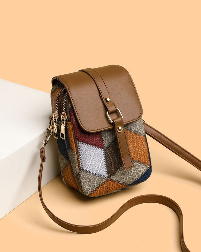 Versatile Generous One-shoulder Crossbody Bag Mini Phone Holder