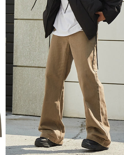 New American Style Retro Hong Kong Style Japanese Loose Straight Jeans For Men