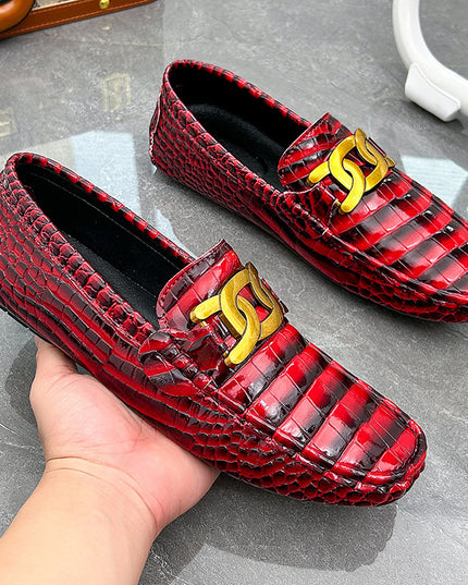 Small Leather Shoes Men's Fashion Low Top