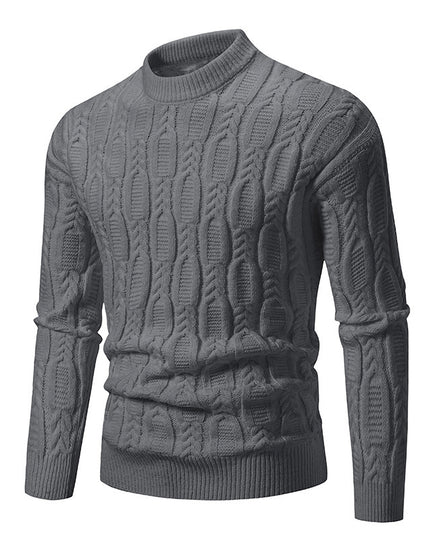 Men's Fashionable Warm Casual Round Neck Sweater