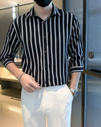 Navy stripes