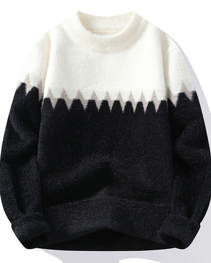 New Autumn And Winter Round Neck Men's Knitwear
