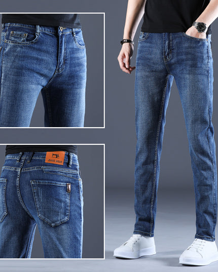 Summer Thin Men's Straight Slim Stretch Casual Pants