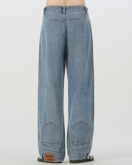Fashion Brand Design Straight Inside-out Wear Pants
