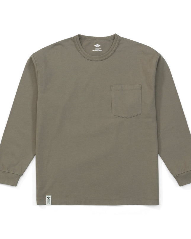Solid Color Oversize Long-sleeved T-shirt Men