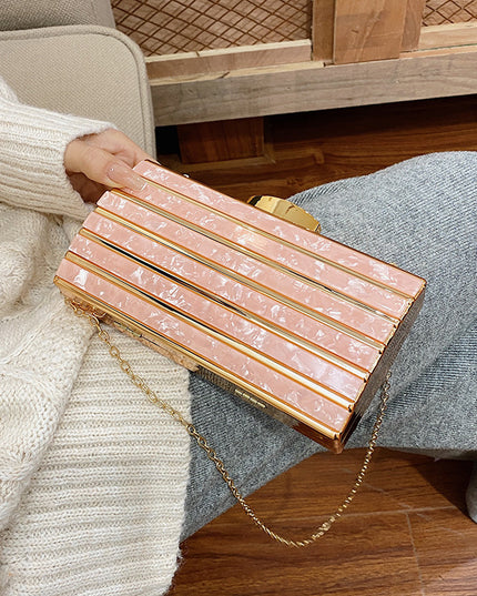Women's High-end Patch Acrylic Evening Bag