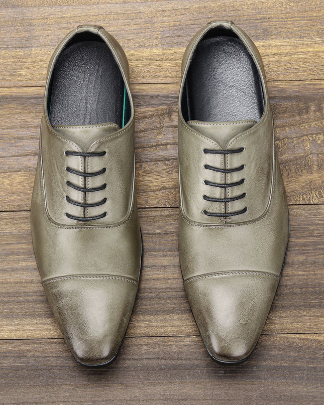 High-end Pointed Oxford Business Shoes Comfortable Classic British Retro Rub Colored Dress Shoes