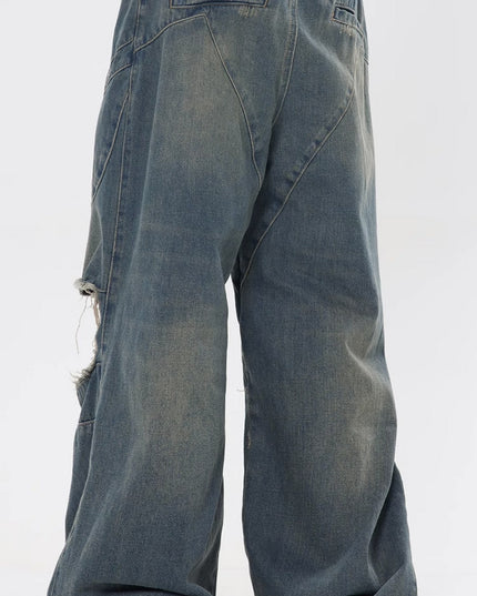 Retro Loose Casual Straight-leg Trousers Women
