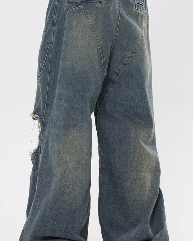 Retro Loose Casual Straight-leg Trousers Women