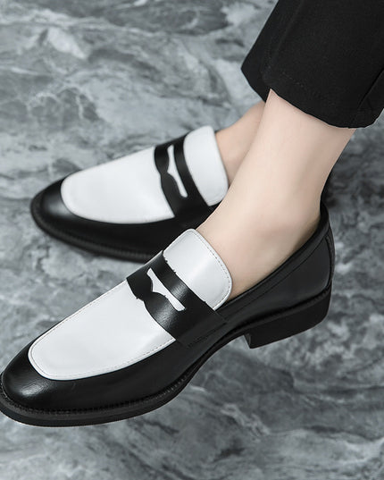 British Style Korean Style Slip-on Casual Leather Shoes