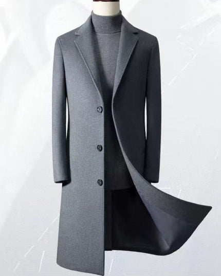 Men's Business Korean Version Slim Fit Handsome Trench Coat
