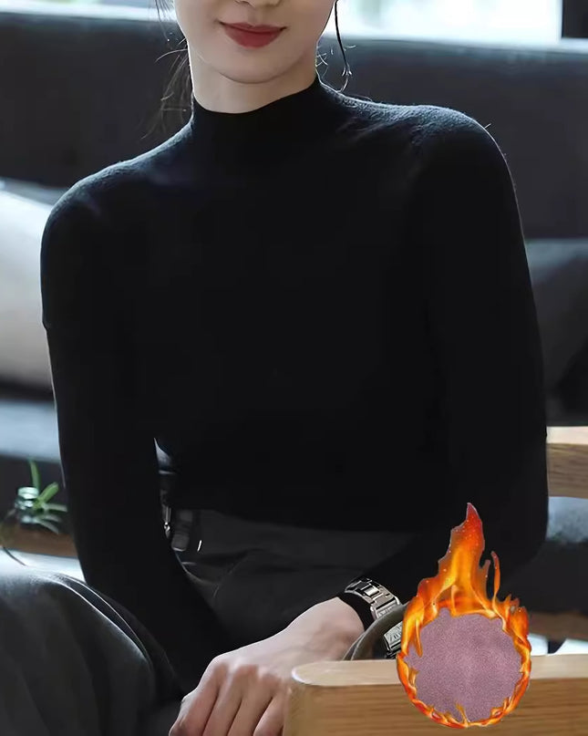Women's Clothing Turtle Neck Thermal Underwear