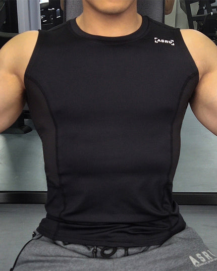 Summer Sports Round Neck Quick-drying Ice Silk Vest