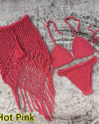 3 Piece Hot Pink