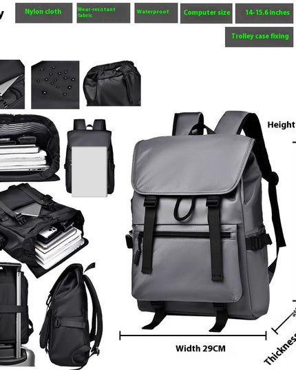 Waterproof Rucksack Backpack Large Capacity High Sense Men