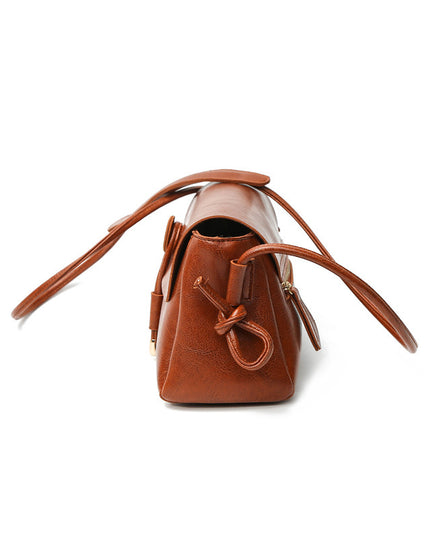Oil Wax Leather Messenger Women's Fashion Shoulder Bag