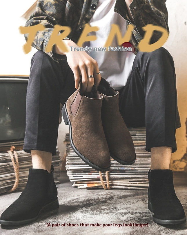 Chelsea Boots Men's High-top Martin Boots