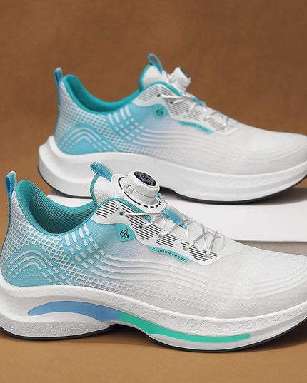 Fashionable Mesh Breathable Rotating Buckle Sneaker