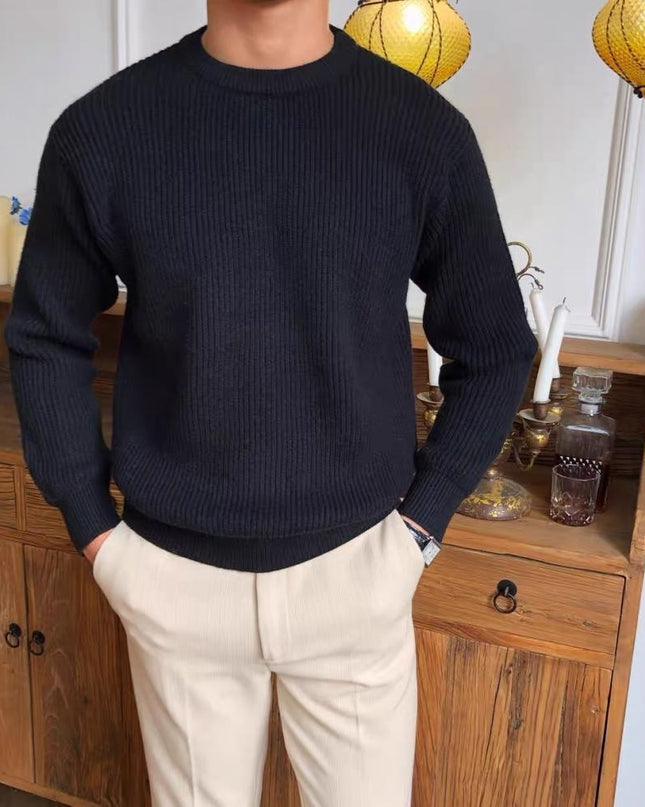 Thickening Sweater Men's Korean-style Trendy Loose