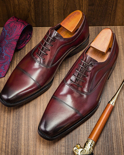 Men's Business Formal Three-joint Oxford Shoes