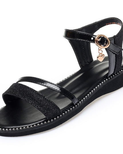 Soft Bottom Non-slip Flat Heel All-matching Low Heel Sandals