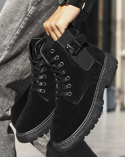 Martin British Style Men's High Top Leather Boots