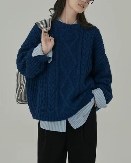 Loose And Lazy Style Soft Glutinous Sweater For Women