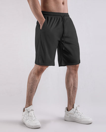 Summer Men's New Quick-drying Mesh Shorts Sports Casual Soft Skin-friendly Fitness Breathable Elastic Capri Pants