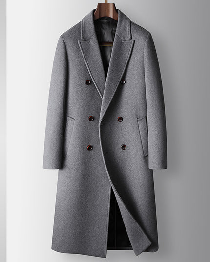 White Duck Down Liner Warm Woolen Coat