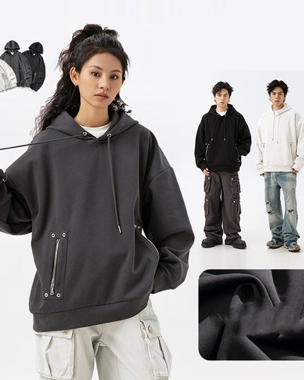American Style Loose Hooded Sweater For Men