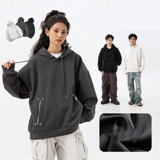 American Style Loose Hooded Sweater For Men