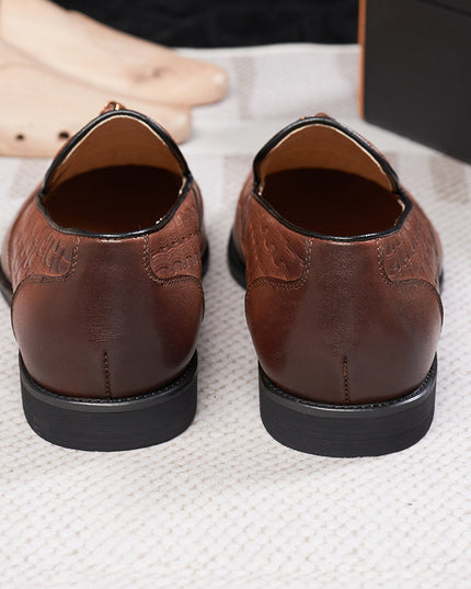 Men's Tassel Business Casual Leather Shoes Handmade Wedding Banquet