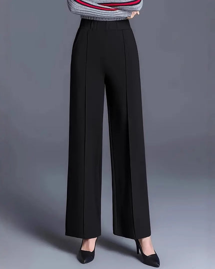 Women's Solid Color Straight Casual Pants