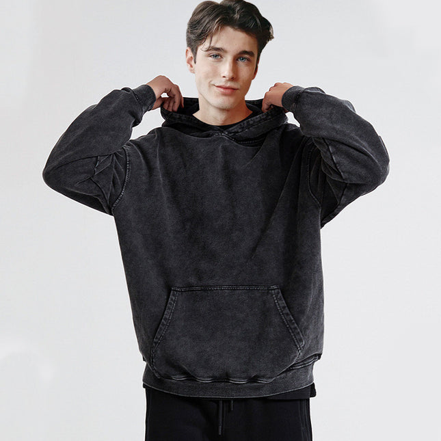 Men's Fashion Retro Fried Snowflake Baggy Coat